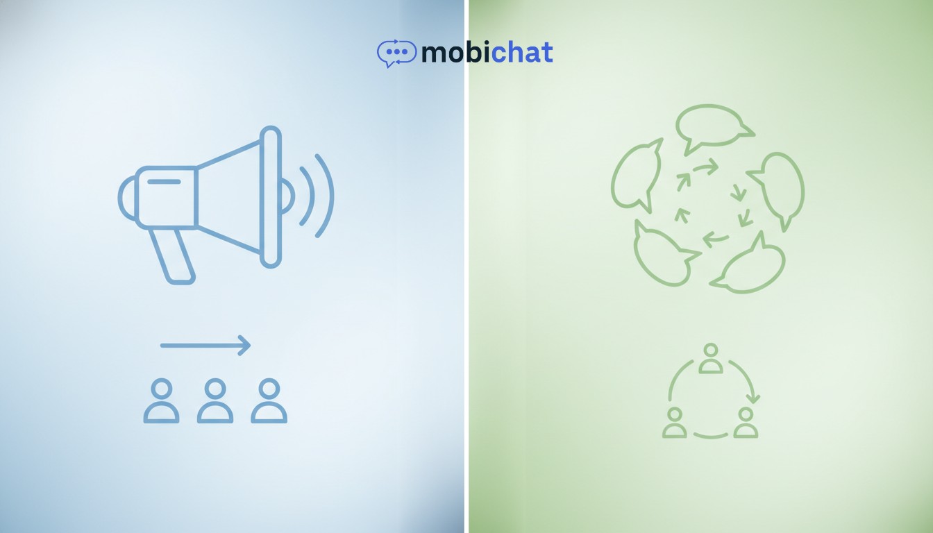 Perbedaan WhatsApp Broadcast dan Grup untuk Bisnis