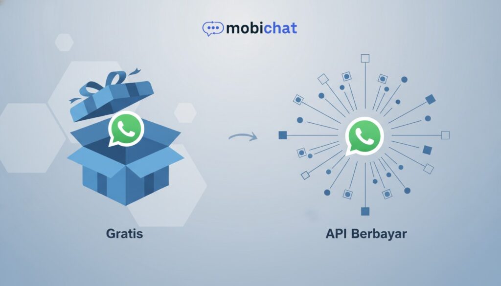 Perbedaan WhatsApp Business Gratis dan API Berbayar Lengkap